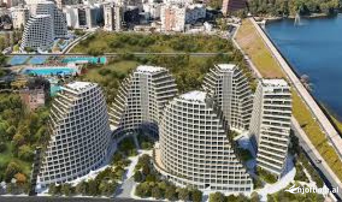 Apartament me qira per Zyre 2+1 me parkim  Lake View Residence , Liqeni Artificial  Cmimi 1000 Euro