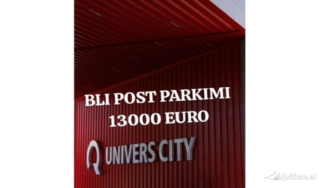 SHITEN 4 POSTE PARKIMI OKAZION, Univers City , QTU