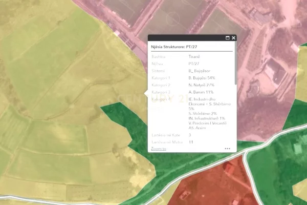 Truall ose Toke ne Tirane - 360,000 Euro