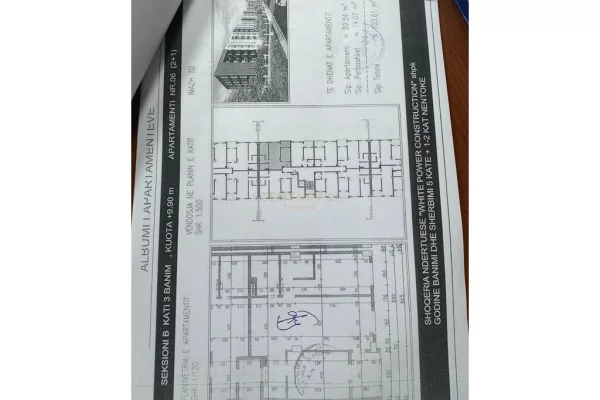 Shtepi ne shitje Apartament ne Tirane, 2+1, Mobilimi Bosh, pa mobiluar, Pagesa 95,000  Euro.