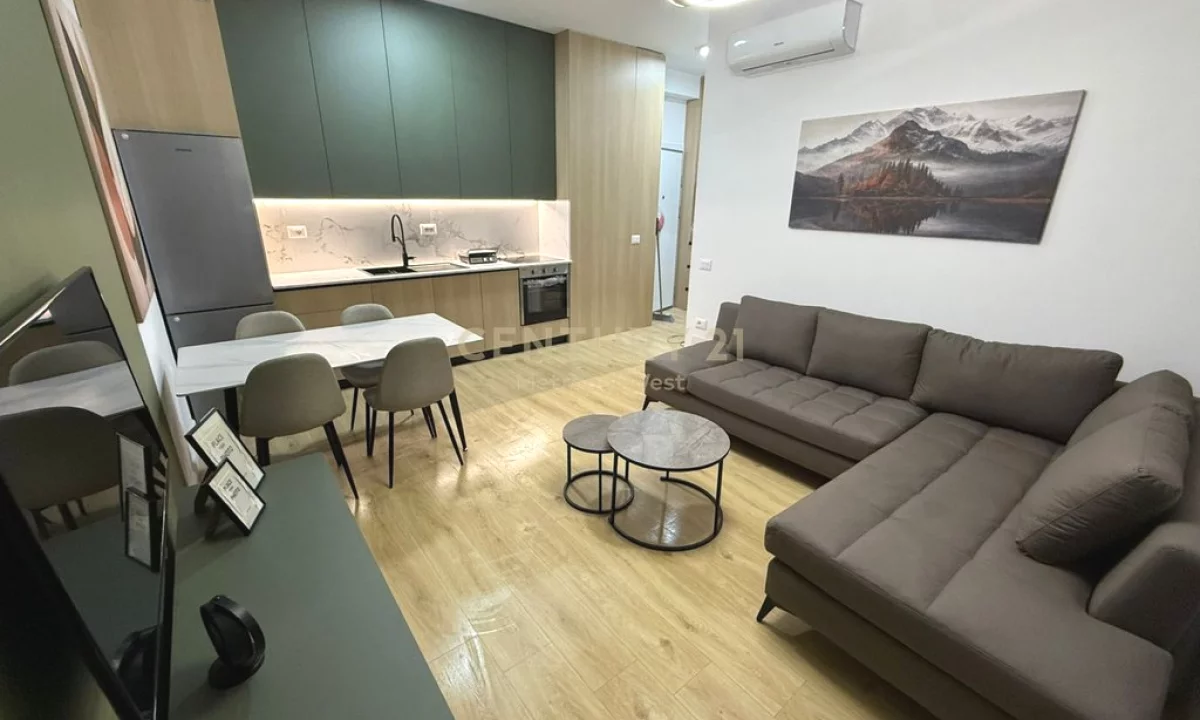 Shtepi me qera Apartament ne Tirane, 1+1, Mobilimi Pjeserisht e mobiluar, Pagesa 500  Euro.