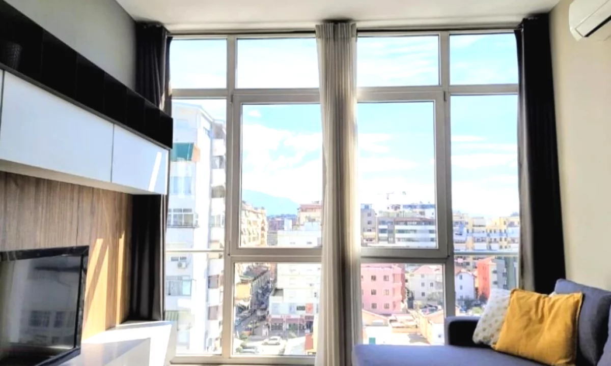 Shtepi me qera Apartament ne Tirane, 1+1, Mobilimi Pjeserisht e mobiluar, Pagesa 600  Euro.