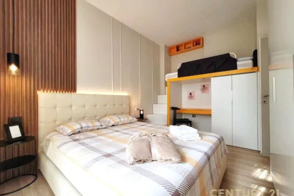 Shtepi me qera Apartament ne Tirane, 1+1, Mobilimi Pjeserisht e mobiluar, Pagesa 600  Euro.