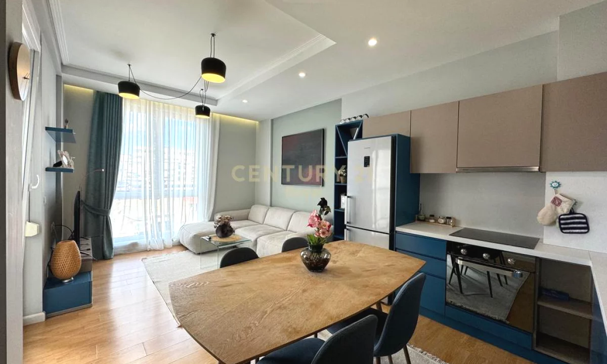Shtepi me qera Apartament ne Tirane, 1+1, Mobilimi Pjeserisht e mobiluar, Pagesa 700  Euro.