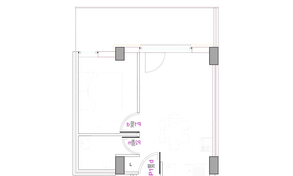 Shtepi ne shitje Apartament ne Tirane, 1+1, Mobilimi Bosh, pa mobiluar, Pagesa 159,300  Euro.