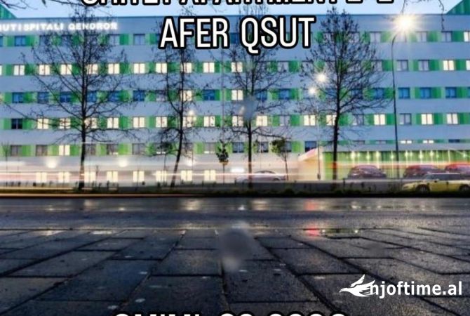 Shitet apartament 1+1 te Rruga e Dibres, Afer QSUT-s