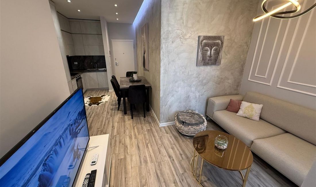 Shtepi me qera Apartament ne Tirane, 1+1, Mobilimi E mobiluar, Pagesa 700  Euro.