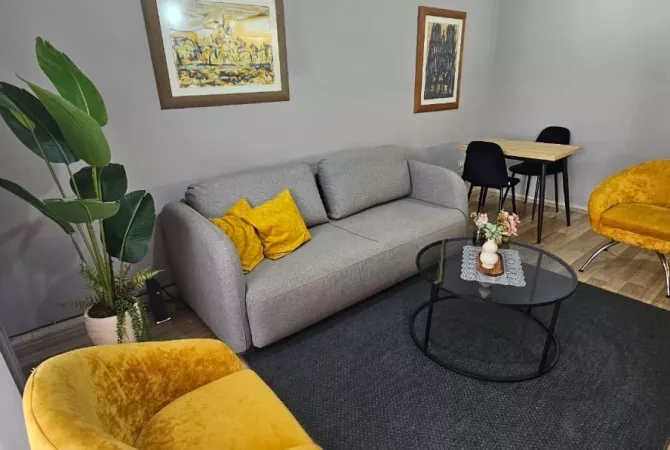 Shtepi me qera Apartament ne Tirane, 1+1, Mobilimi E mobiluar, Pagesa 700  Euro.