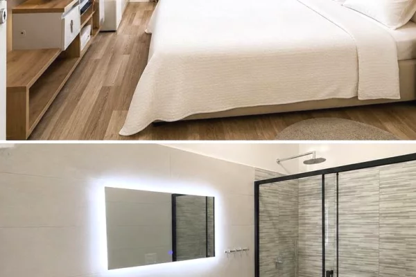 Shtepi me qera Apartament ne Tirane, 1+1, Mobilimi Bosh, pa mobiluar, Pagesa 1,200  Euro.