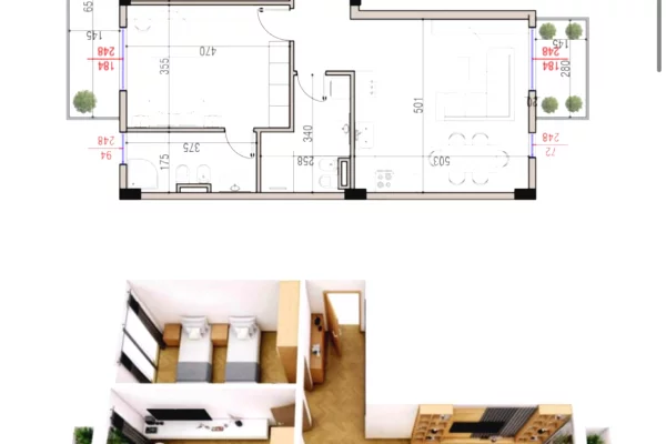 Shtepi ne shitje 2+1 ne Tirane - 218,300 Euro