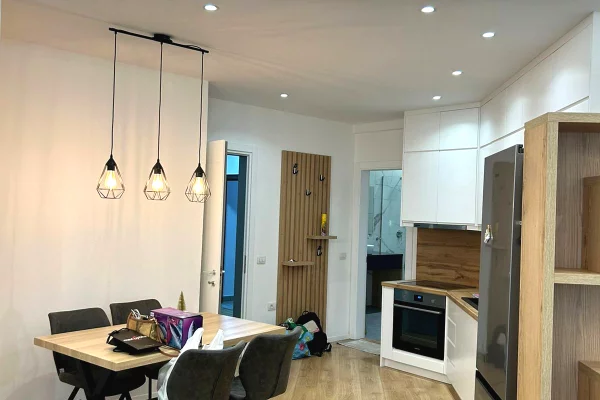 Shtepi me qera Apartament ne Tirane, 1+1, Mobilimi E mobiluar, Pagesa 65,000  Leke.