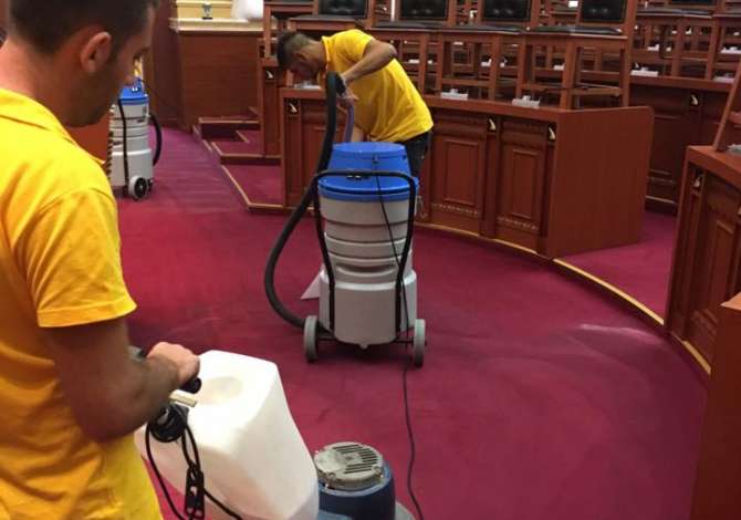 Sherbime Mirembajtje dhe higjeno-sanitare ofron sherbime pastrimi speciale, produkte pastrimi, makineri dhe paisje pastrimi etj.