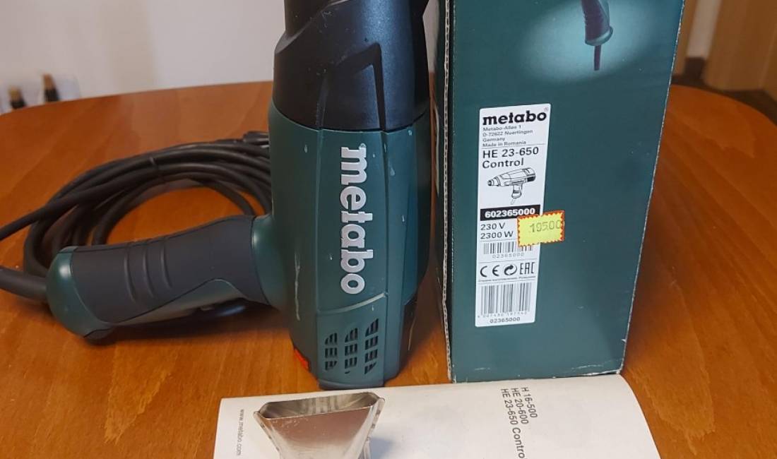 SHITET APARAT FRYRES ME AJER TE NXEHTE,“METABO” MODEL HE 23-650