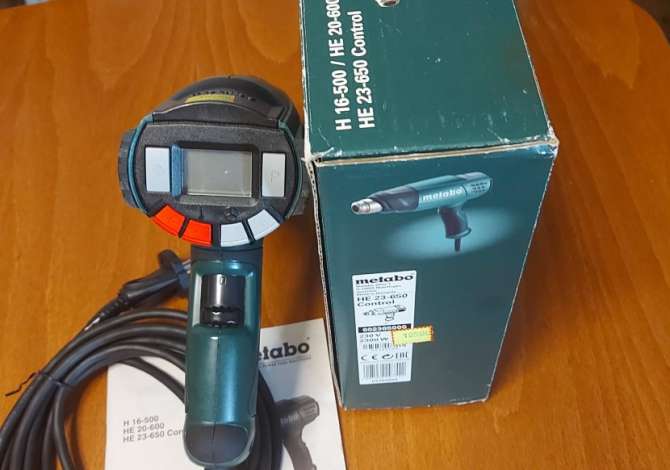 SHITET APARAT FRYRES ME AJER TE NXEHTE,“METABO” MODEL HE 23-650
