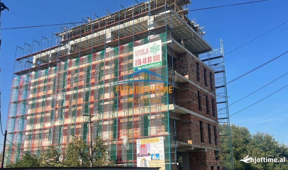 Shtepi ne shitje Apartament ne Tirane, 1+1, Mobilimi Bosh, pa mobiluar, Pagesa 130,000  Euro.