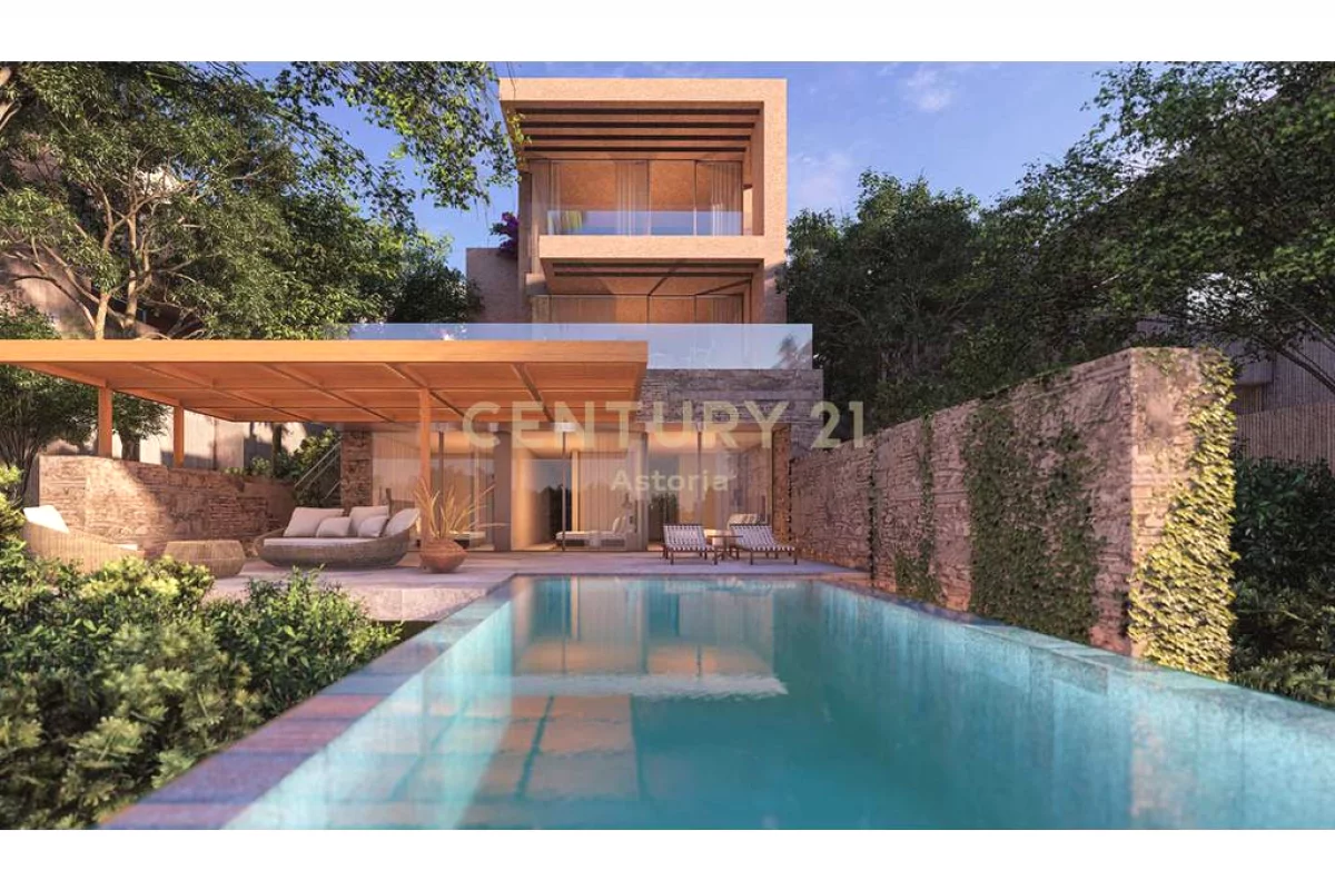 Shtepi ne shitje Vila Luksoze ne Himare, 4+1, Mobilimi Bosh, pa mobiluar, Pagesa 1,774,600  Euro.