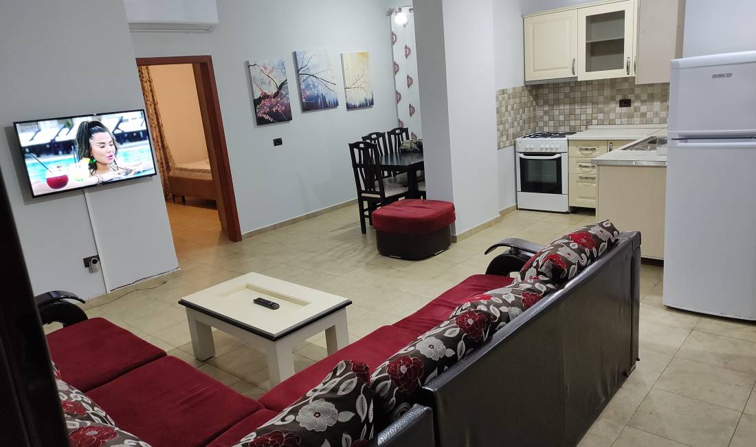 Shtepi me qera Apartament ne Tirane, 1+1, Mobilimi E mobiluar, Pagesa 300  Euro.