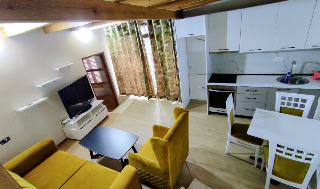 Shtepi me qera Apartament ne Tirane, 1+1, Mobilimi E mobiluar, Pagesa 300  Euro.