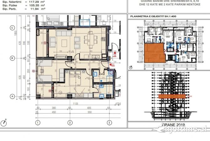 Ambiente Commerciale in Affitto 3+1 a Tirana - 1,400 Euro