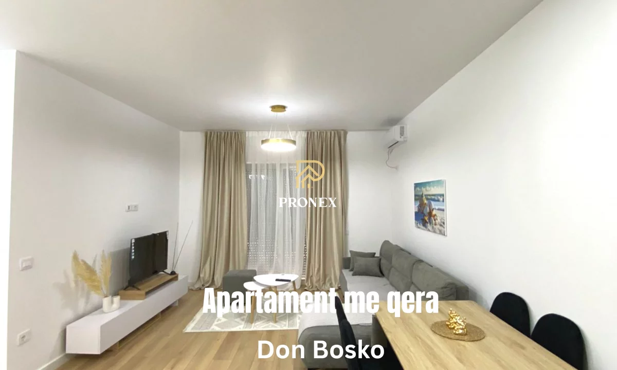 Shtepi me qera Apartament ne Tirane, 1+1, Mobilimi E mobiluar, Pagesa 60,000  Leke.