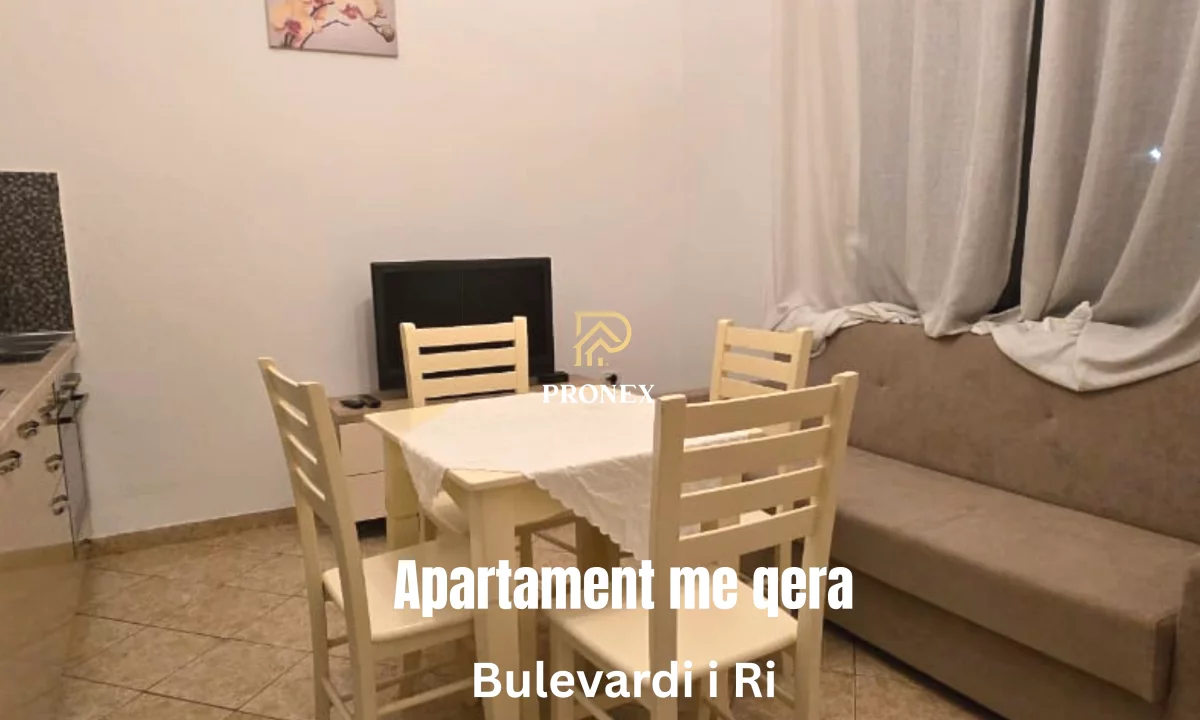 Shtepi me qera Apartament ne Tirane, 1+1, Mobilimi E mobiluar, Pagesa 330  Euro.