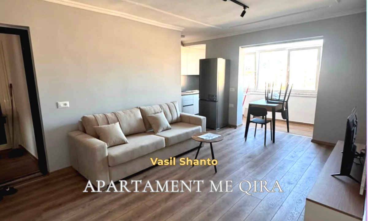 Shtepi me qera Apartament ne Tirane, 1+1, Mobilimi E mobiluar, Pagesa 65,000  Leke.