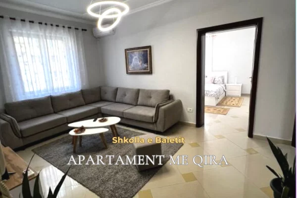 Shtepi me qera 1+1 ne Tirane - 60,000 Leke