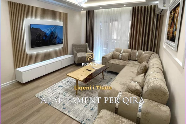 Apartament me qera 2+1+2 me 2 Poste Parkimi tek Liqeni i Thate