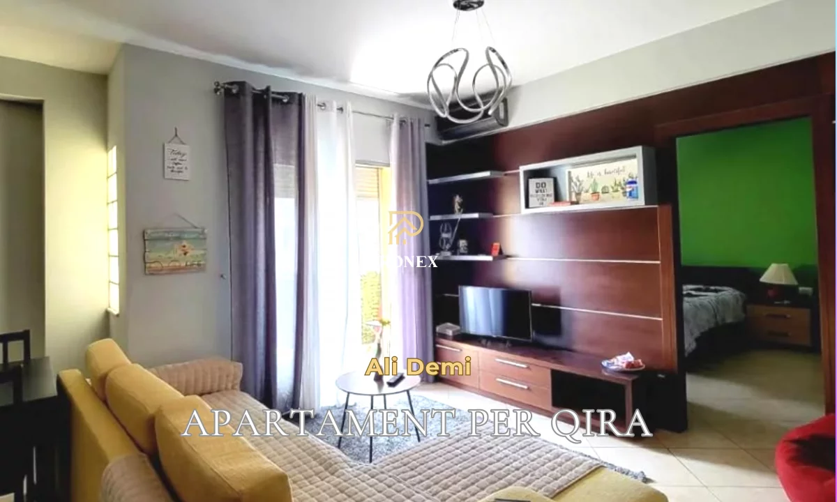 Shtepi me qera Apartament ne Tirane, 1+1, Mobilimi E mobiluar, Pagesa 45,000  Leke.
