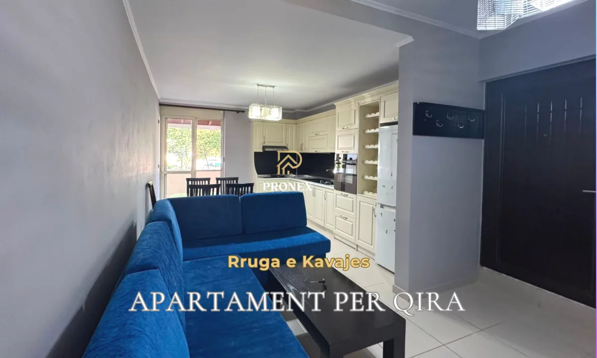 Shtepi me qera Apartament ne Tirane, 2+1, Mobilimi E mobiluar, Pagesa 60,000  Leke.
