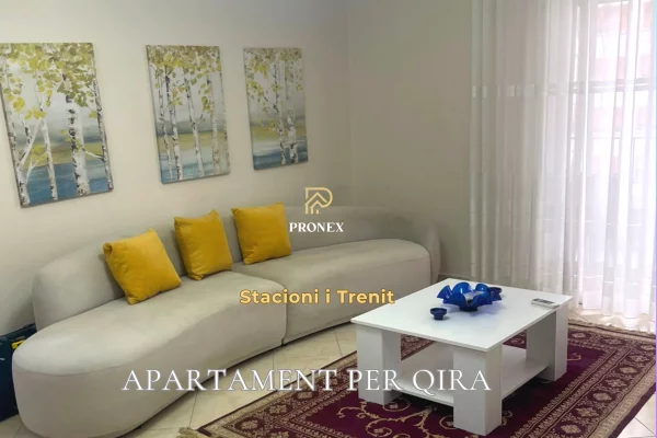 Apartament me qera 1+1 tek Stacioni i Trenit