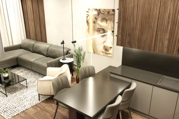 Shtepi me qera Apartament ne Tirane, 2+1, Mobilimi E mobiluar, Pagesa 250,000  Leke.