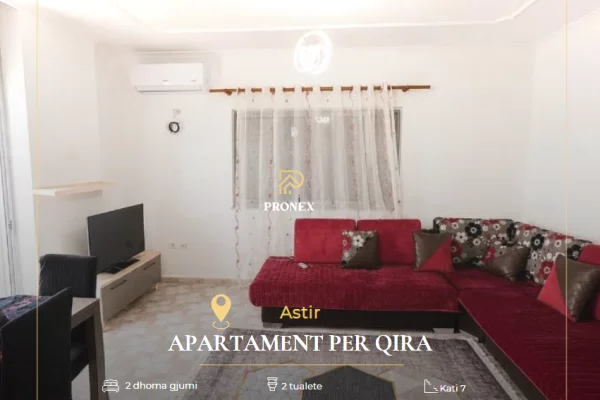 Apartamet 2+1 me qera ne Astir