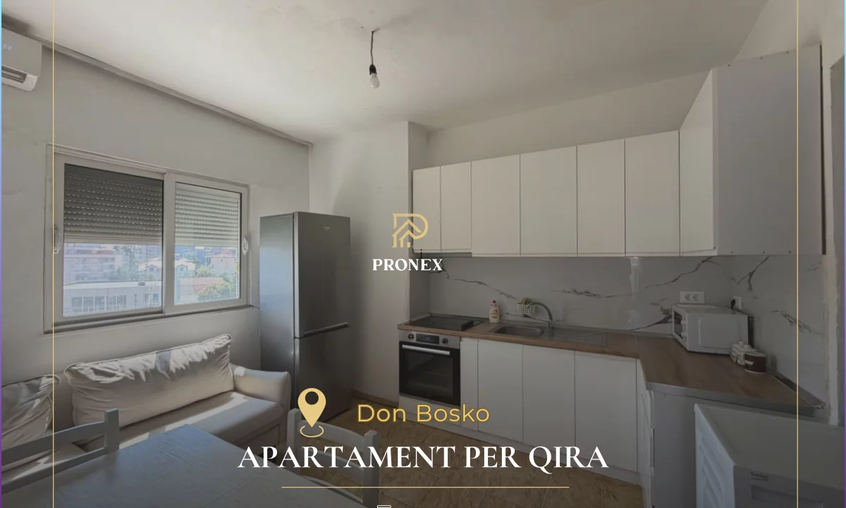 Shtepi me qera Apartament ne Tirane, 1+1, Mobilimi E mobiluar, Pagesa 60,000  Leke.