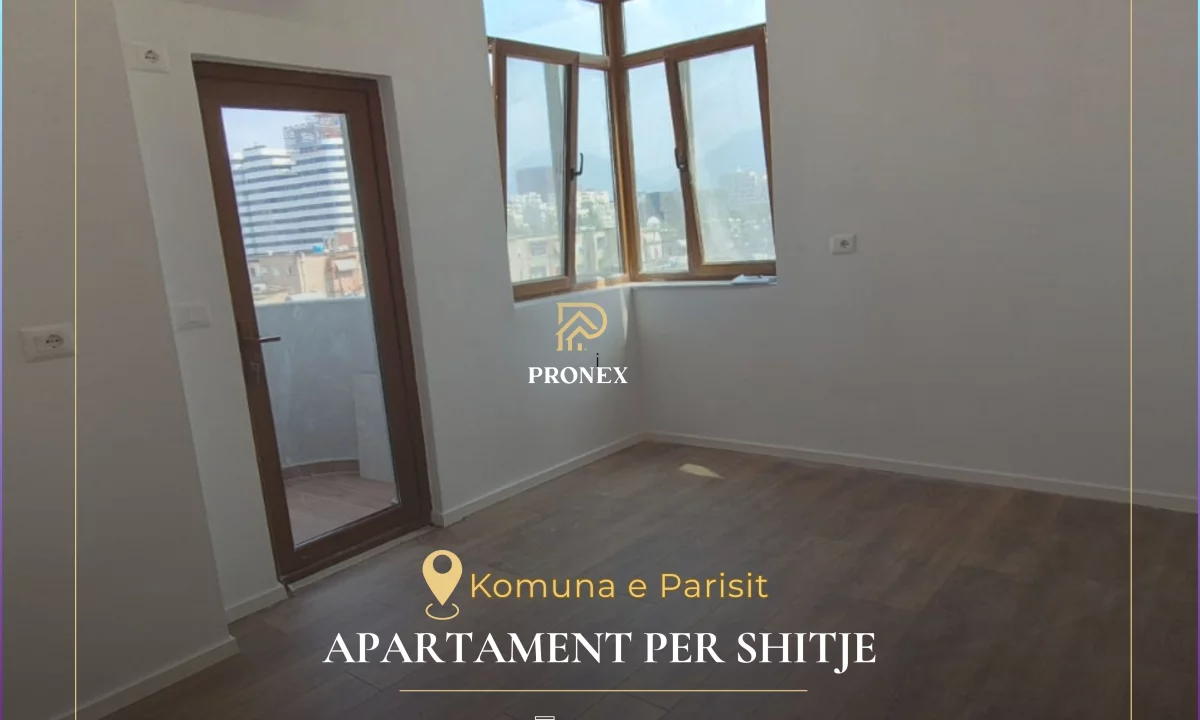 Shtepi ne shitje Apartament ne Tirane, 1+1, Mobilimi Bosh, pa mobiluar, Pagesa 143,000  Euro.