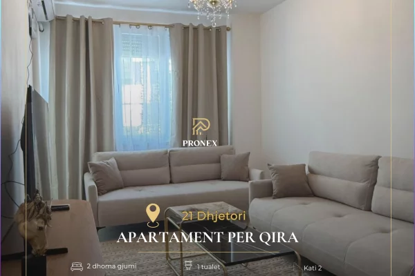 Apartament me qira 2+1 tek 21 Dhjetori