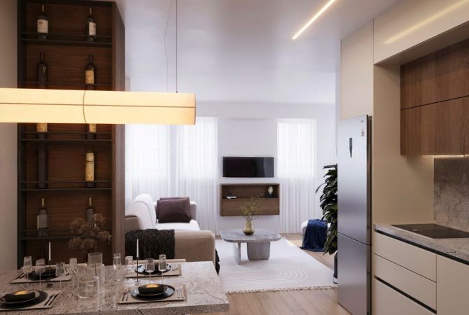 📍 Shitet Apartament 1+1 + Garderobë – Rruga Fortuzi, shumë pranë Qendrës, Tiranë