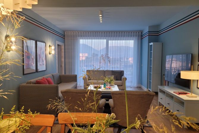 Shtepi me qera Apartament ne Tirane, 3+1, Mobilimi E mobiluar, Pagesa 1,497  Euro.