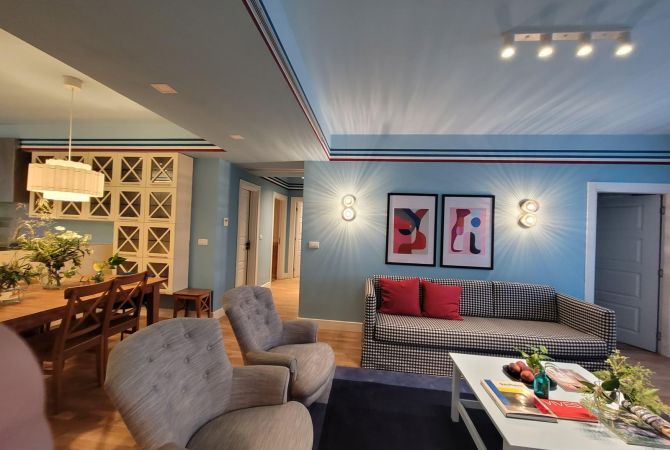 Shtepi me qera Apartament ne Tirane, 3+1, Mobilimi E mobiluar, Pagesa 1,497  Euro.