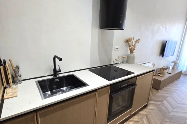 Shtepi ne shitje Apartament ne Tirane, 1+1, Mobilimi E mobiluar, Pagesa 219,997  Euro.