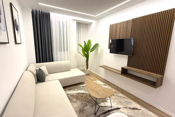 Shtepi ne shitje Apartament ne Tirane, 1+1, Mobilimi E mobiluar, Pagesa 174,997  Euro.