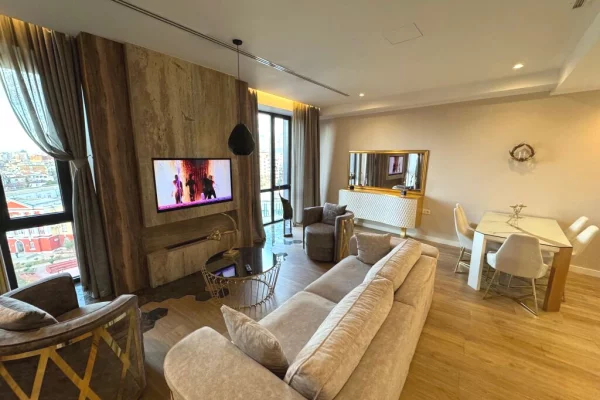 Shtepi me qera Apartament ne Tirane, 1+1, Mobilimi E mobiluar, Pagesa 1,297  Euro.