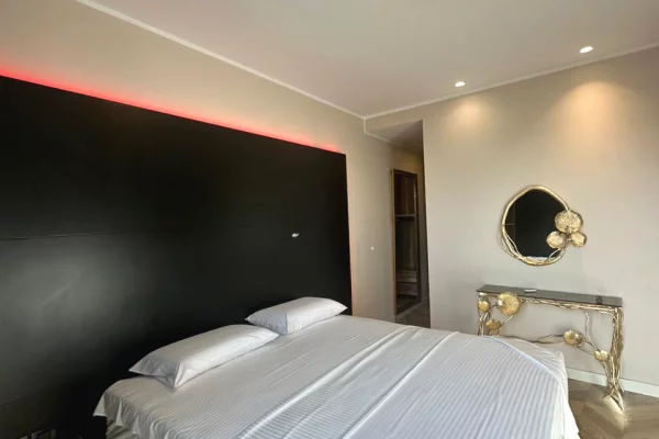 Shtepi me qera Apartament ne Tirane, 1+1, Mobilimi E mobiluar, Pagesa 1,297  Euro.