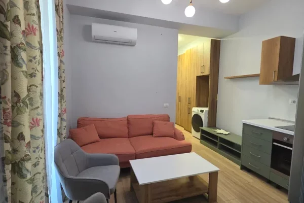 Shtepi me qera Apartament ne Tirane, 1+1, Mobilimi E mobiluar, Pagesa 447  Euro.