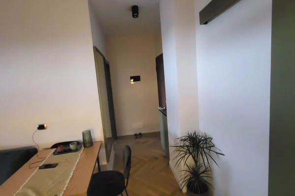 Shtepi ne shitje Apartament ne Tirane, 1+1, Mobilimi E mobiluar, Pagesa 149,997  Euro.