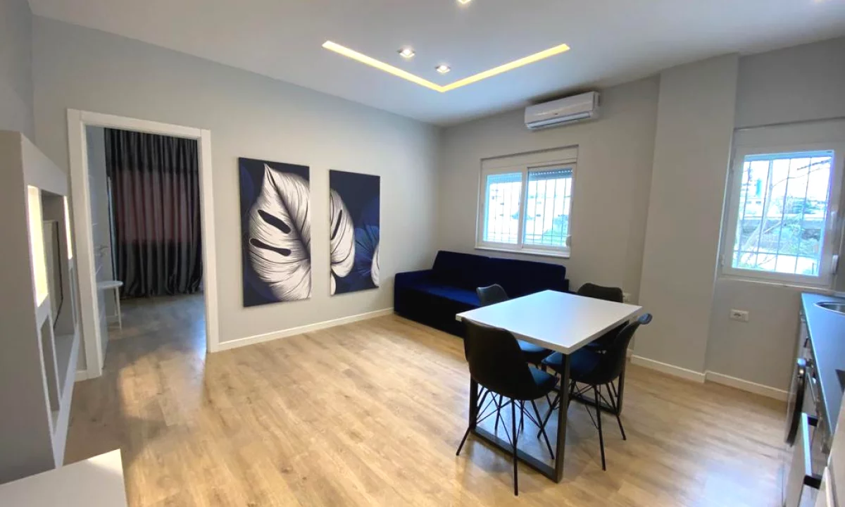 Shtepi me qera Apartament ne Tirane, 1+1, Mobilimi E mobiluar, Pagesa 547  Euro.