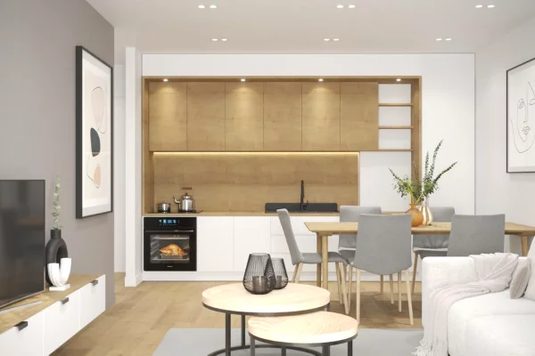 Appartamento in vendita a Tirana 1+1, Vuoto