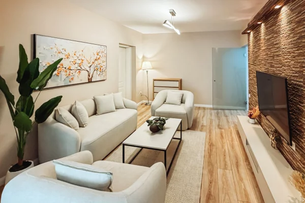 Shtepi me qera Apartament ne Tirane, 2+1, Mobilimi E mobiluar, Pagesa 90,000  Leke.