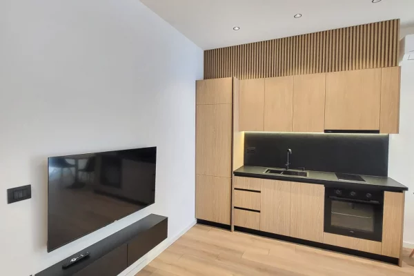 Shtepi ne shitje Apartament ne Tirane, 1+1, Mobilimi E mobiluar, Pagesa 119,900  Euro.