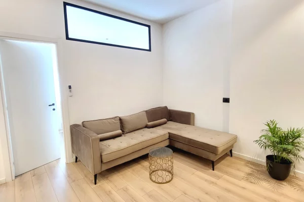 Shtepi ne shitje Apartament ne Tirane, 1+1, Mobilimi E mobiluar, Pagesa 119,900  Euro.